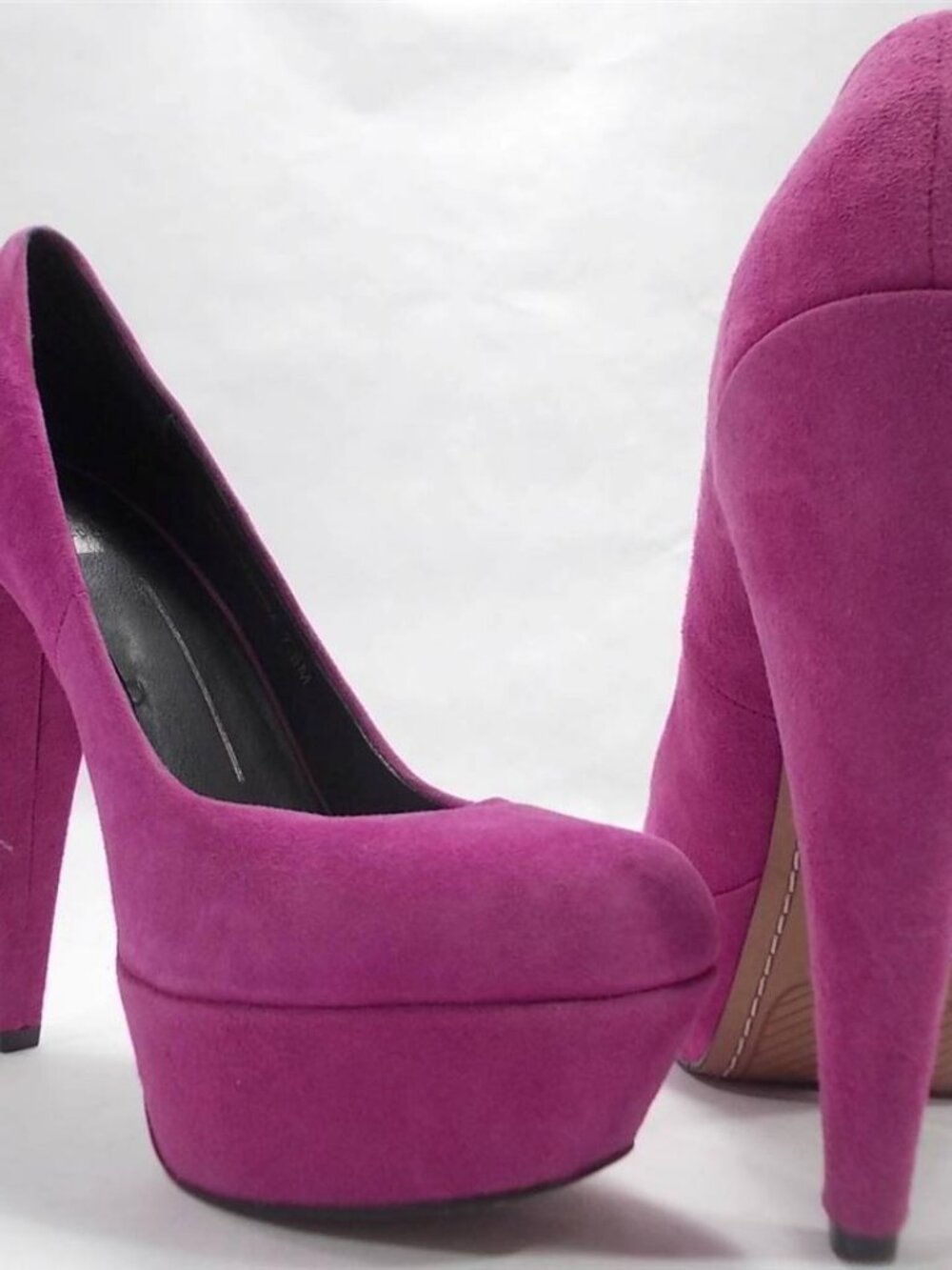 Dolce Vita Grechen Magenta Suede Platform Pump High Heels